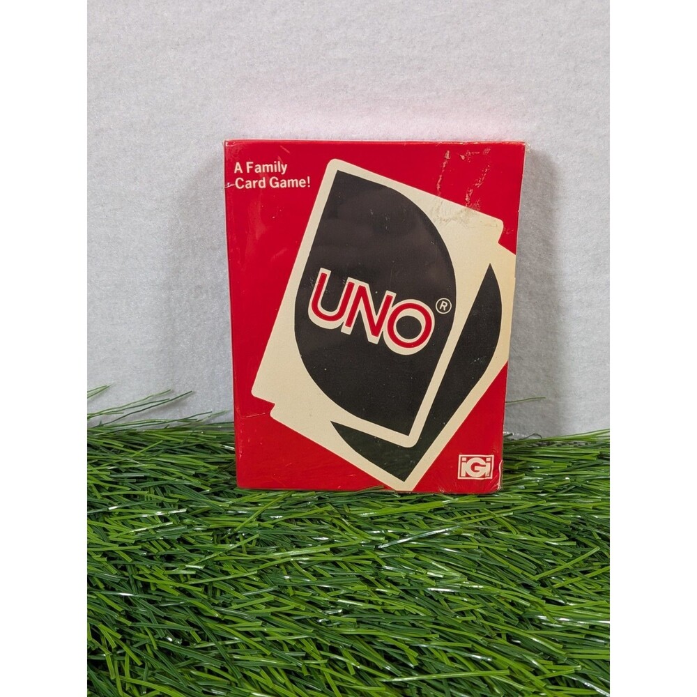 Vintage 1979 UNO Retro International Games Family Card Sealed 4.5" Excellent